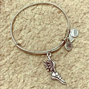Alex and Ani Silver Running Sneaker Charm Bracelet
